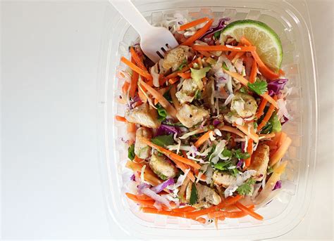 Trader Joes Low Calorie Citrus Chicken Salad Recipe Popsugar Fitness