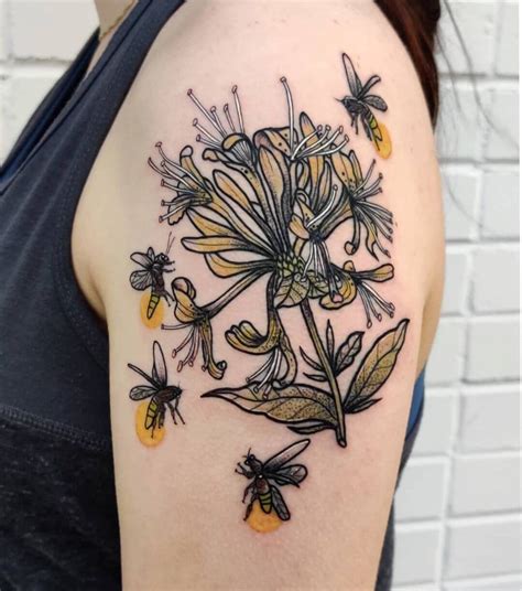 101 Amazing Honeysuckle Tattoo Ideas You Need To See