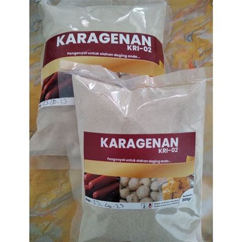 Jual Carrageenan Karagenan Kri Tepung Pengenyal Bakso Pentol Sosis