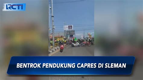 Bentrok Massa Pendukung Capres Dengan Warga Di Sleman Sis Youtube