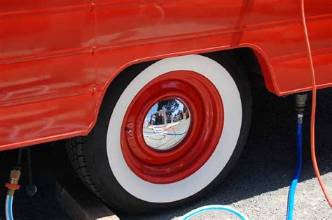 Vintage Trailer Painted Wheels From