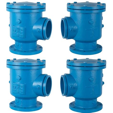 DN50 2 Inches Strainer Filter Valve Ductile Iron Body Flange Clamp End