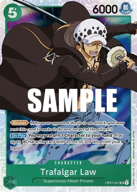 Trafalgar Law OP01 047 Romance Dawn Limitless One Piece