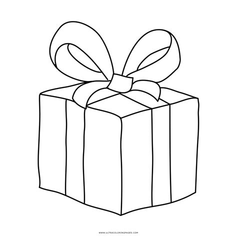 Dibujo De Regalo De Navidad Para Colorear Ultra Coloring Pages