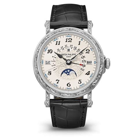 Patek Philippe Grand Complications Graverade Eviga Kalender G