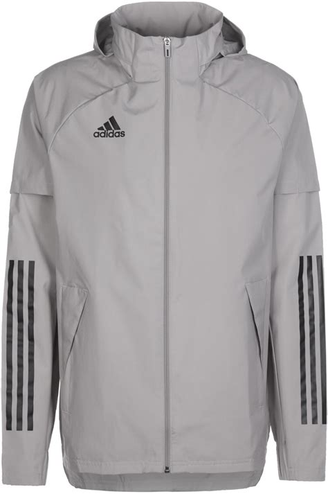 Adidas Condivo Allweather Jacket Team Mid Grey Black Ed Ab