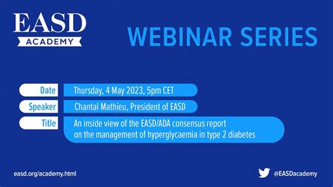 Th Easd Eca Webinar The Easd Ada Consensus Report On The Management