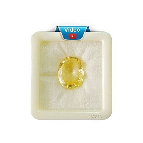 Daily Wear Gemstones Yellow Sapphire 7 25 Ratti Pukhraj Stone At Rs 300