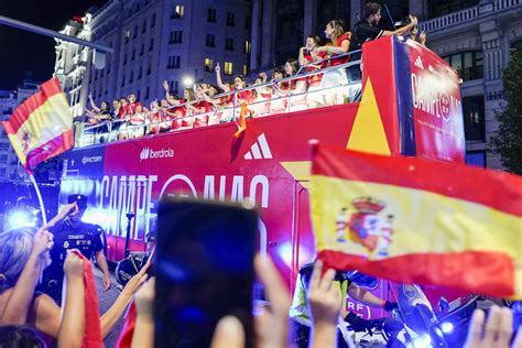 La Fiesta De La Selección Española Tras Ganar El Mundial En Imágenes