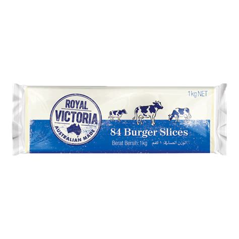 Royal Victoria White Burger Slices Veg Oil 1kg Bega Foodservices My