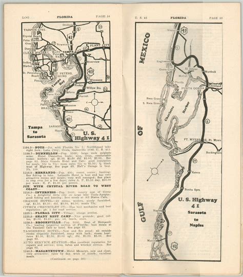 U.S. Highway 41 Log - Map - Guide - Curtis Wright Maps