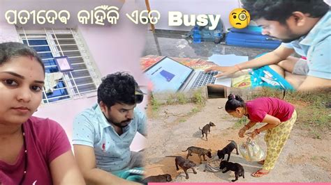 ପତୀଦେଵ କାହିଁକି ଏତେ Busy 🧐odia Love Storyodia Vlogodia Couple