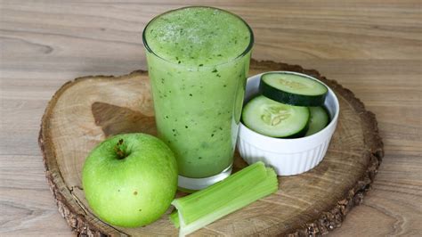 Jugo De Pepino Manzana Verde Y Apio Para Bajar De Peso El Mejor