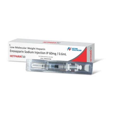 Hetparin Mg Injection Enoxaparin Sodium Injection Low Molecular