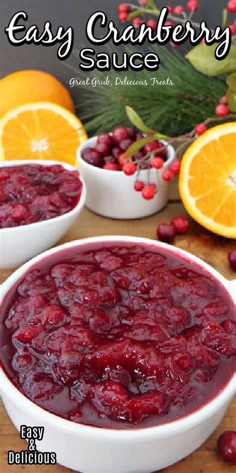 Super Simple Cranberry Sauce Easy Cranberry Sauce Cranberry Sauce