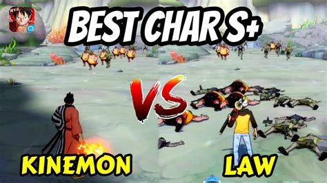 Best Char S Law Vs Kinemon Pve Gameplay Comparison One Piece