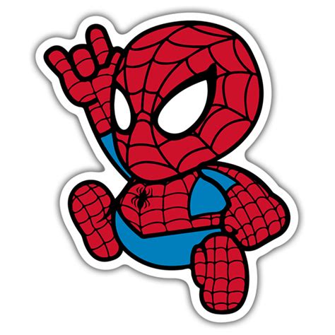 Sticker Spiderman Cartoon Muraldecal