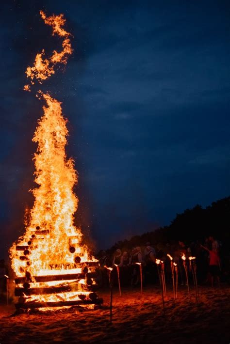 Foto Vikingu Laika Tradīcija Kas Aktuāla Joprojām Saulkrastos