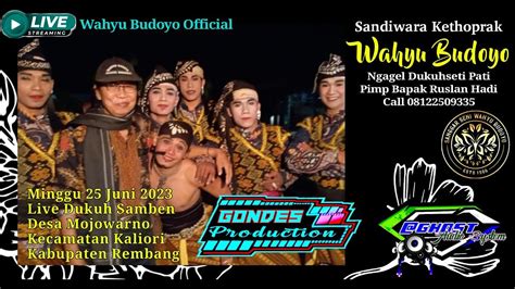 Live Ketoprak Wahyu Budoyo Wahyu Cempoko Mulyo Mojowarno