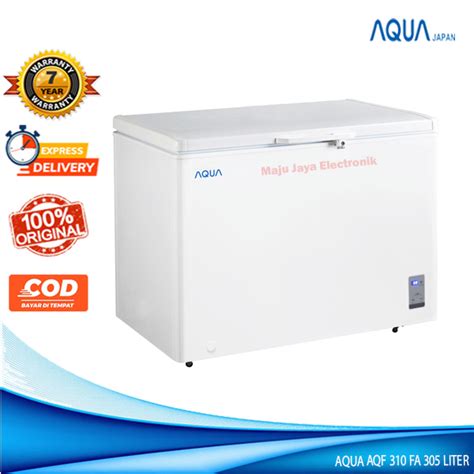 Jual Chest Freezer AQUA AQF 310 FA Low Watt Lemari Pembeku JUMBO 305