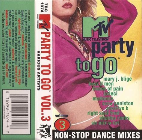 Mtv Party To Go Volume 3 1993 Cassette Discogs