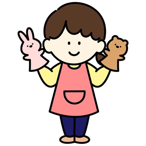 保育園・幼稚園で使える保育士のイラスト