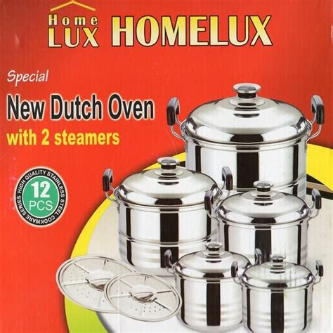 Jual Homelux Panci Set Isi Pcs Dandang Langseng Cookware Steamer