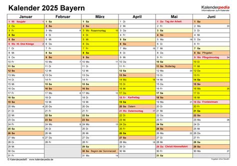 Kalender 2025 Bayern Excel Ynes Amelita