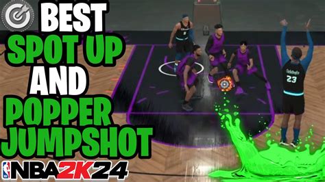 BEST SPOT UP AND POPPER JUMPSHOT FOR BIG MAN IN NBA 2K24 JUMPSHOT