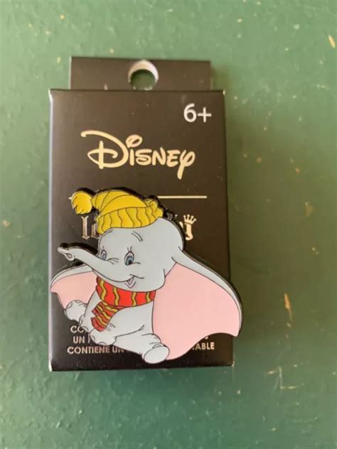 Loungefly Disney Winter Wonderland Blind Box Enamel Pin Dumbo With Box