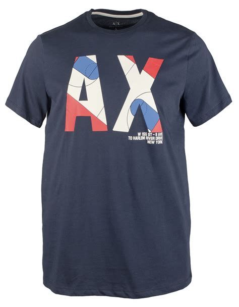 Ax Armani Exchange Ax Armani Exchange Mens Graphic Logo Slim Fit T