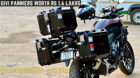 Installed Givi Panniers Top Box Worth Rs Lakhs New Big Ride