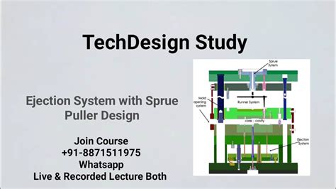 Ejection System With Sprue Pullermulti Cavity Moldplastic Mold Course