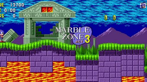 Sonic The Hedgehog Classic Marble Zone Youtube