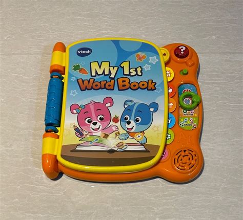 Vtech My First Word Book Babies And Kids Infant Playtime On Carousell