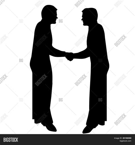 Silhouette Men Vector Photo Free Trial Bigstock