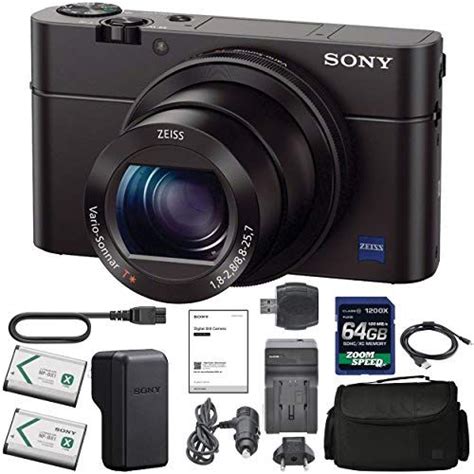 Sony Cyber Shot DSC RX100 III Digital Camera DSCRX100M3 B 128GB AOM