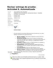 ACTIVIDAD 8 TDCJ AUTOMATIZADA Docx Revisar Entrega De Prueba