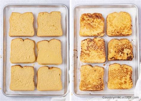 French Toast With Condensed Milk Oven Baked Sheet Pan Recipe No Milk