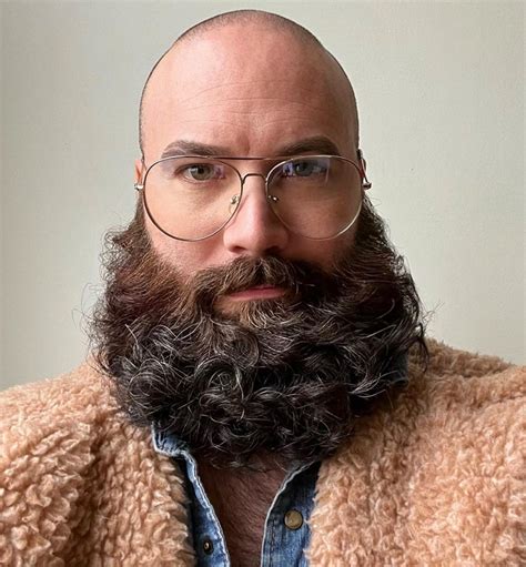 Top 18 Beard Styles For Bald Men With Glasses — Beard Style