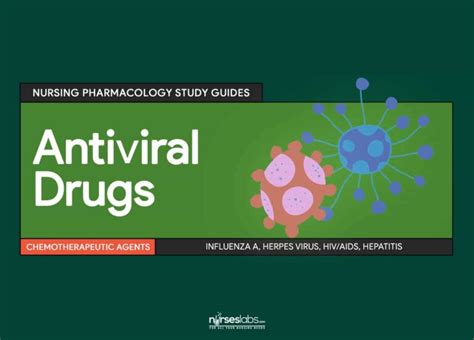 Antiviral Drugs Nursing Pharmacology Study Guide Nurseslabs