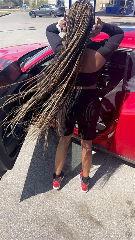 Long Honey Blonde Knotless Braids Goddess Braids Single Braids Long Braids