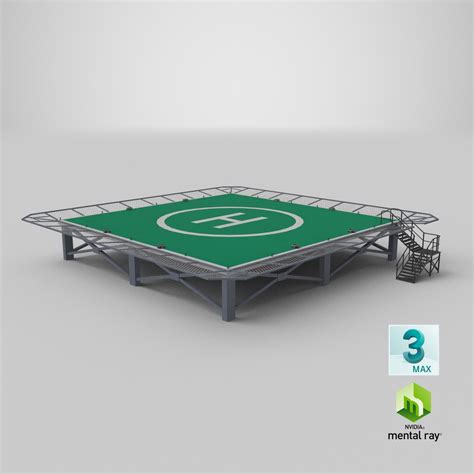 3d Helipad Unity Unreal Turbosquid 1151068