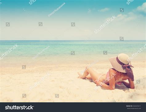 Woman Bikini Tropical Beach Stock Photo Shutterstock