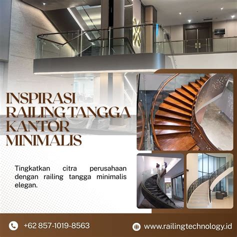 inspirasi railing tangga kantor minimalis jakbar railing technology
