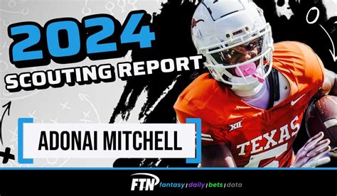 Nfl Draft Scouting Report Adonai Mitchell