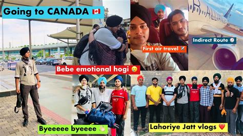 India To Canada ️🇨🇦 International Students 🌎 Emotional Video🥲