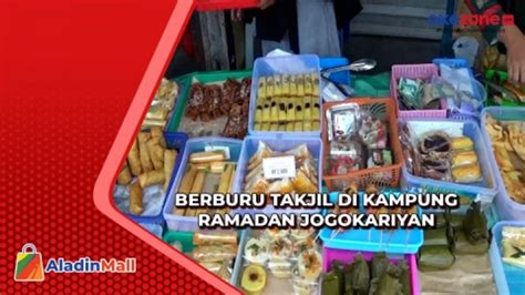 Serunya Berburu Takjil Di Kampung Ramadan Jogokariyan Tersedia Ratusan