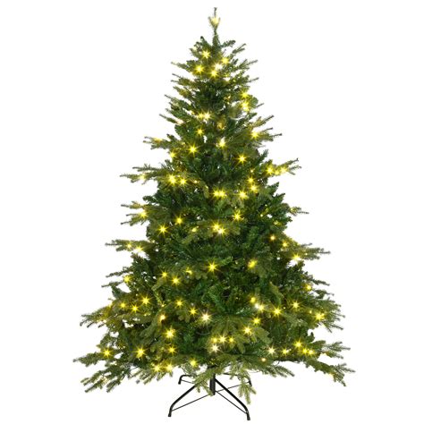 Homcom Sapin De No L Artificiel Lumineux Branches Enneig Es