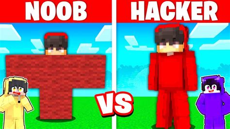 NOOB Vs HACKER I Cheated In A CASH Build Challenge YouTube